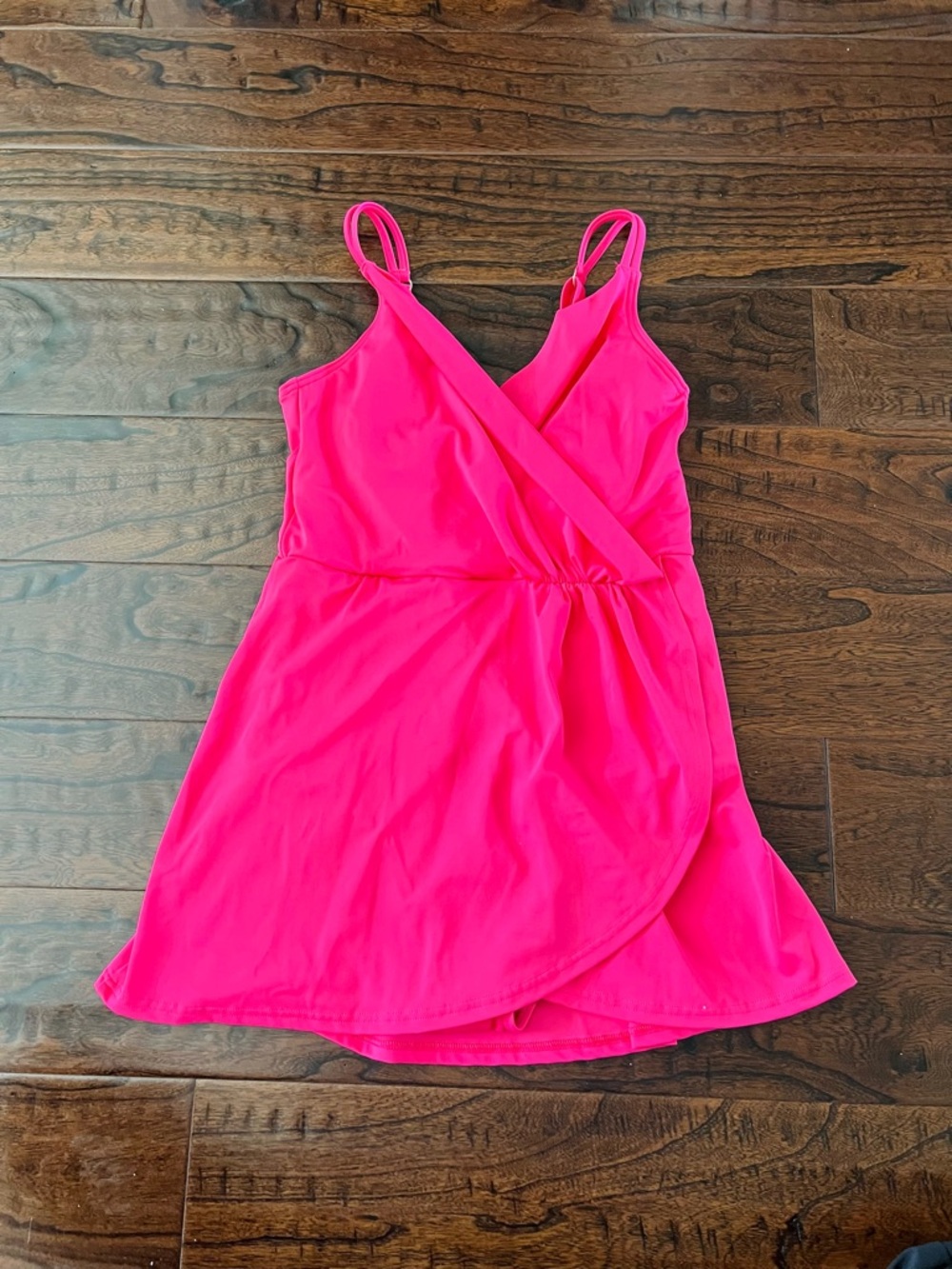 Lands' End Hot Pink Swimwear One Piece XS